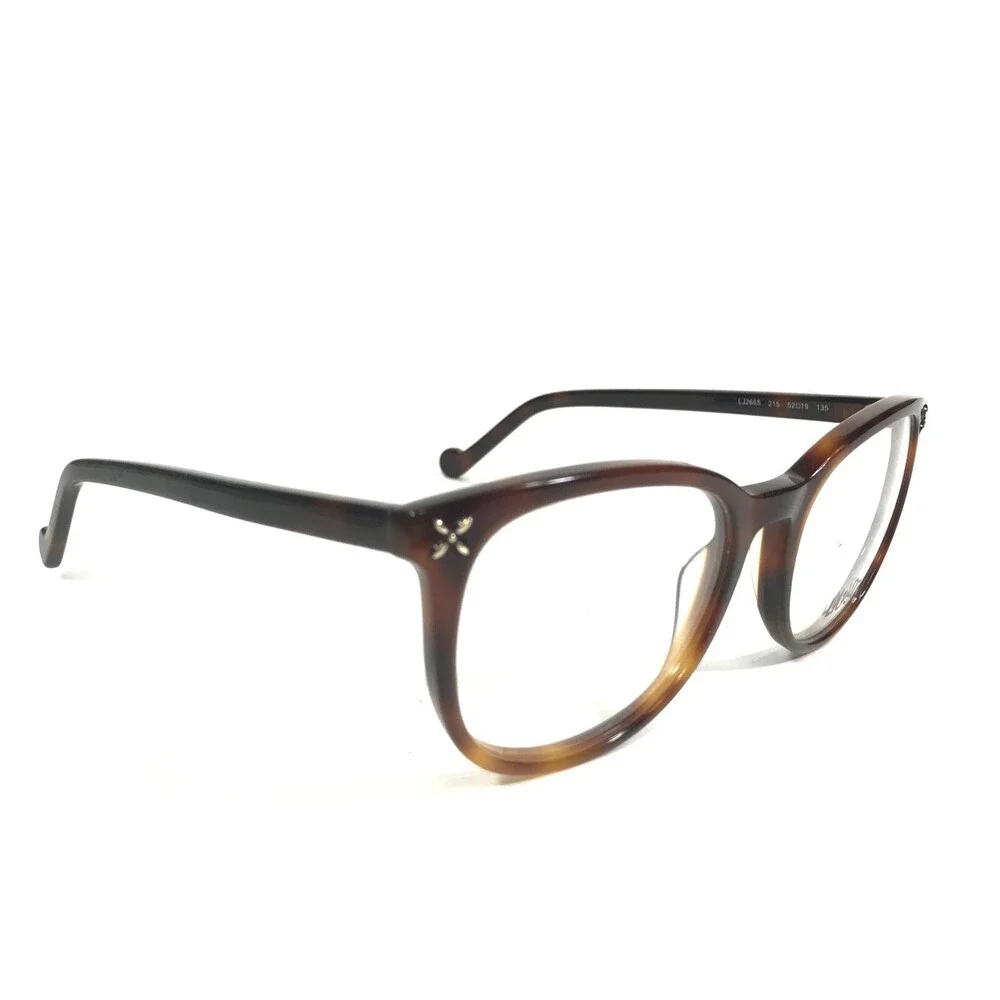 Liu Jo Eyeglasses Frames LJ2665 215 Tortoise Round Cat Eye Oversized 52-19-135